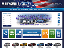Tablet Screenshot of marysvilleford.com